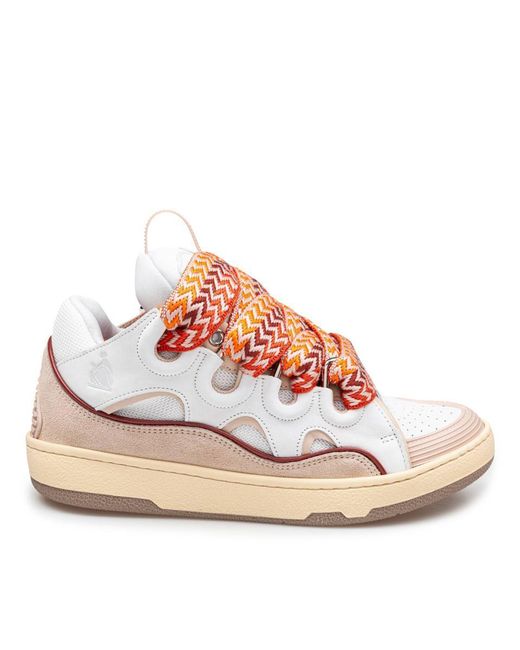 Lanvin Pink Curb Sneakers