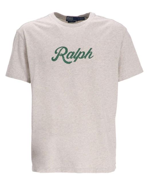 Polo Ralph Lauren Gray T-Shirts And Polos for men