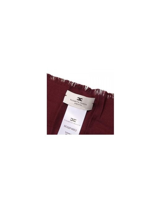 Elisabetta Franchi Red Sciarpe