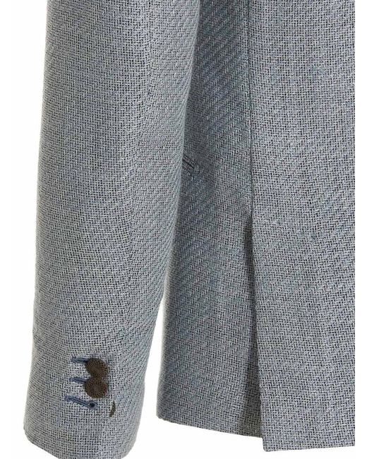 Maurizio Miri Gray 'Keanu' Blazer Jacket for men