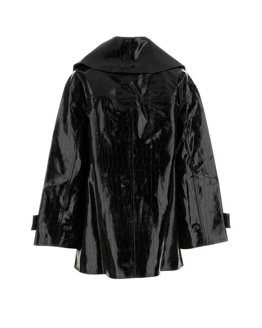 Ganni Black Jackets And Vests