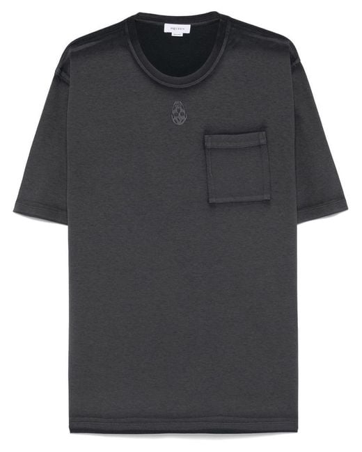 Alexander McQueen Black Faded Skull T-Shirt for men