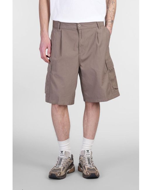 Carhartt Gray Cole Cargo Short Shorts for men