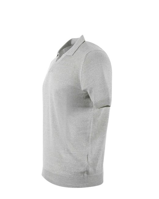 Tagliatore Gray T-Shirts And Polos for men