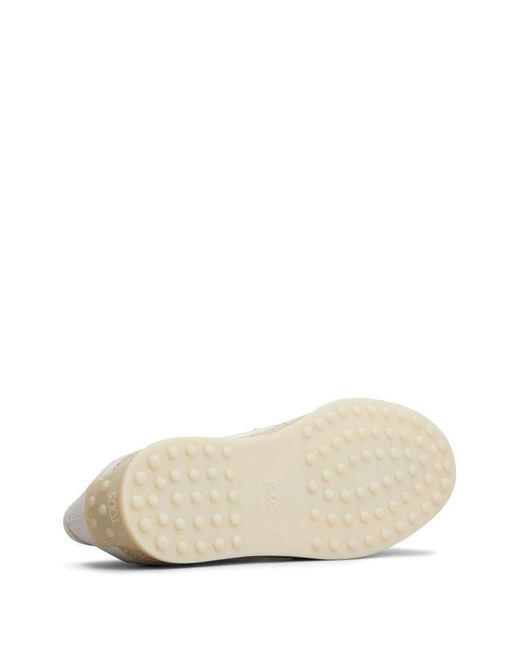 Tod's White Flat Shoes