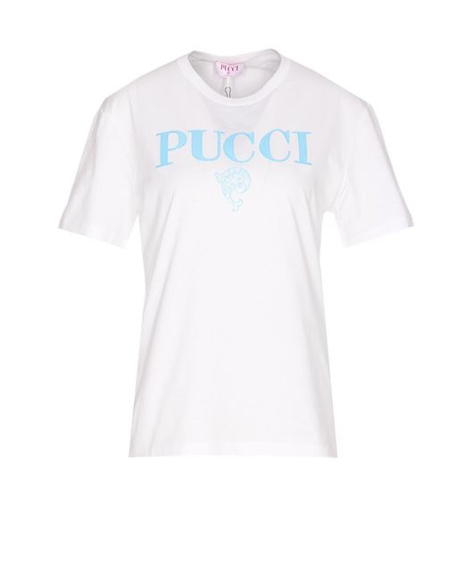 Emilio Pucci White T-Shirts And Polos