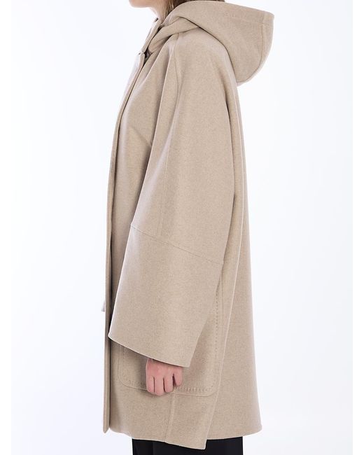【関税＆送料込み】Max Mara Arturo Coat MAX MARA Arturo double-breasted hooded wool and cashmere
