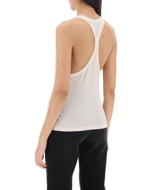 Tom Ford Natural Racer-Back Tank Top