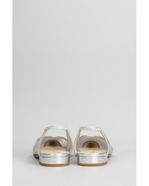 Fabio Rusconi Metallic Ballet Flats
