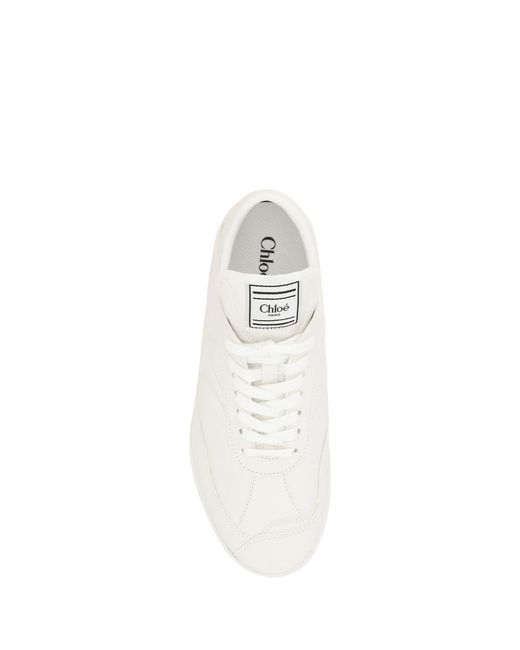 Chloe White Long-Sleeve Footie 6M main image 1