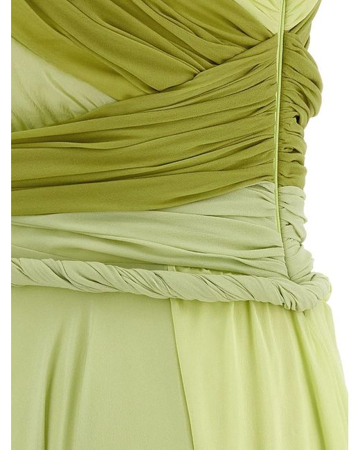 Giambattista Valli Green Torchon Dress