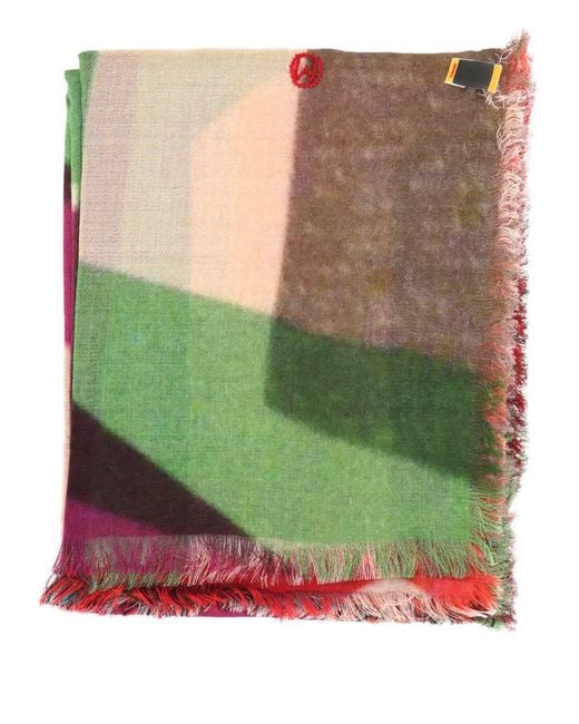 TALKING WALLS Green Scarfs