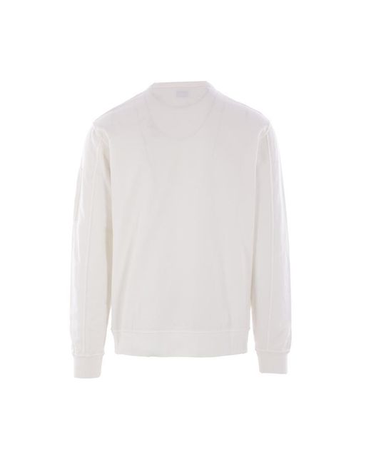 C P Company White Sweaters for men