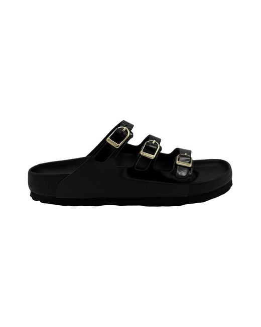 Birkenstock Black City Slippers