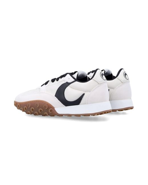 MARINE SERRE White Ms Rise Sneakers for men