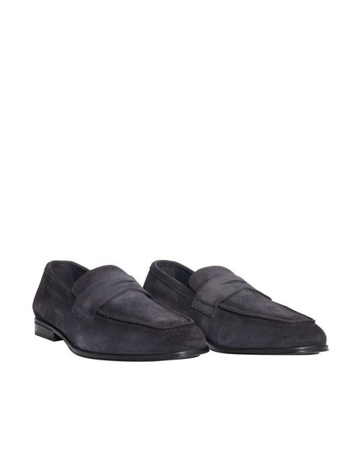 Doucal's Blue Mocassin for men