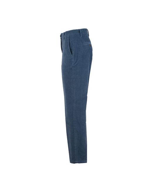 Jacob Cohen Blue Velvet Pants