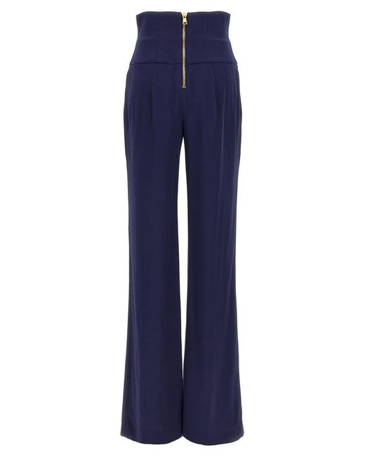 Balmain Blue 'Chiocciola' Pants