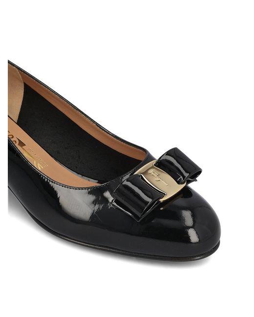 Ferragamo Black Heeled Shoes