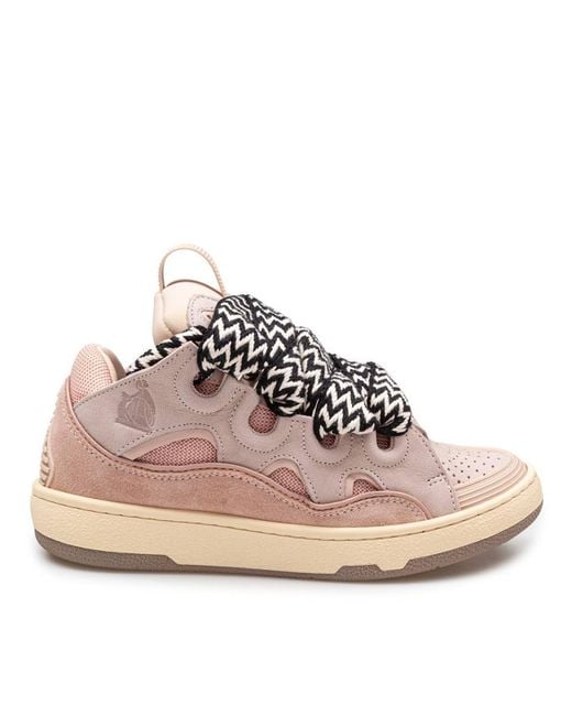 Lanvin Pink Curb Sneakers