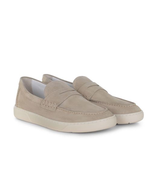Hogan White Moccasins for men
