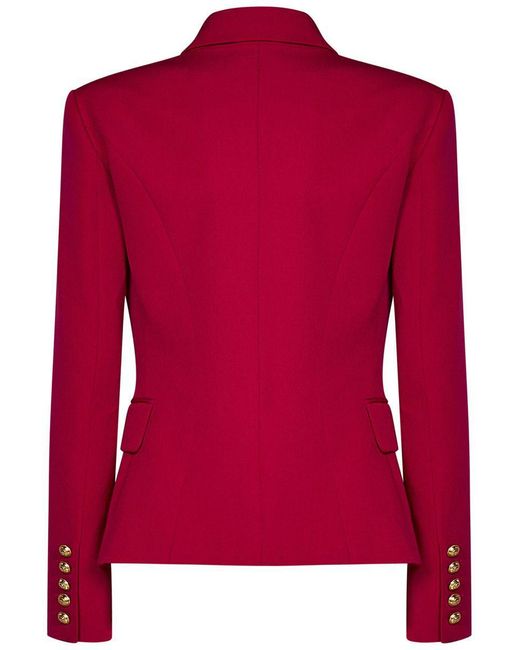 Balmain Red Paris Blazer