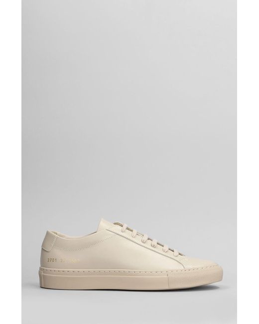 Common Projects Natural Original Achilles Sneakers