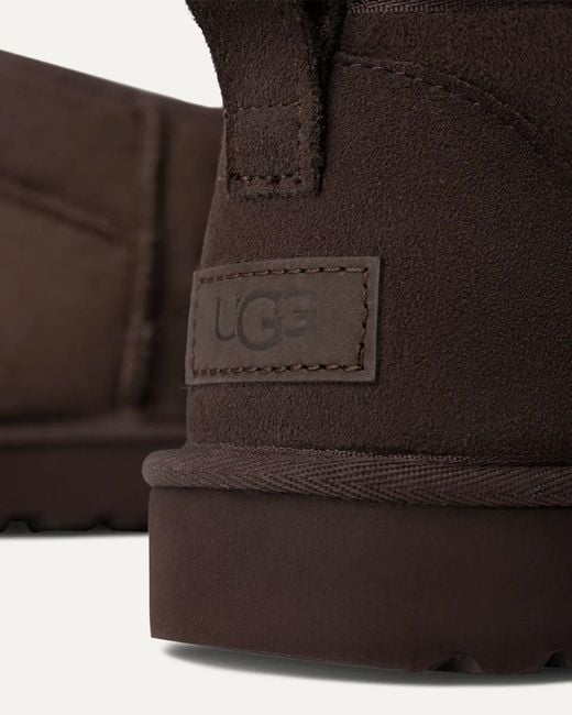 Ugg Brown Stivaletto Classic Ultra Mini Burnt Cedar