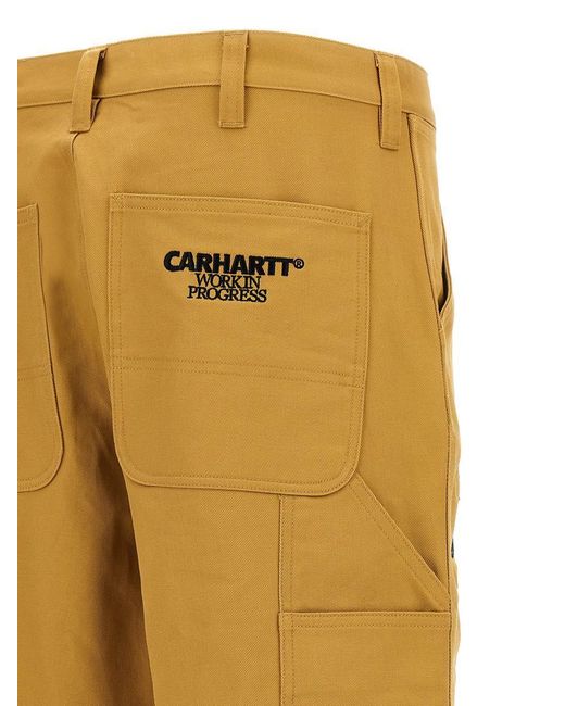 Carhartt Yellow 'Ducks Single Knee' Pants for men