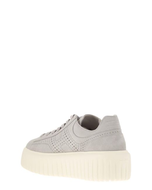 Hogan Gray H-Stripes