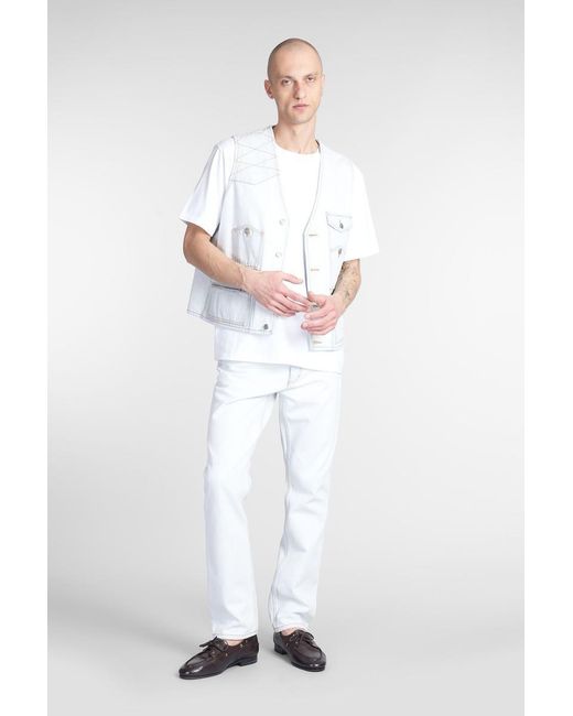 Bally White Vest for men