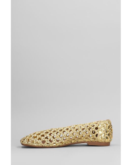 Carmens Metallic Maya Plait Ballet Flats