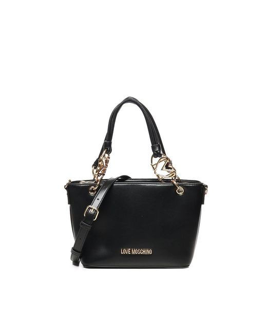 Love Moschino Bags in Black | Lyst