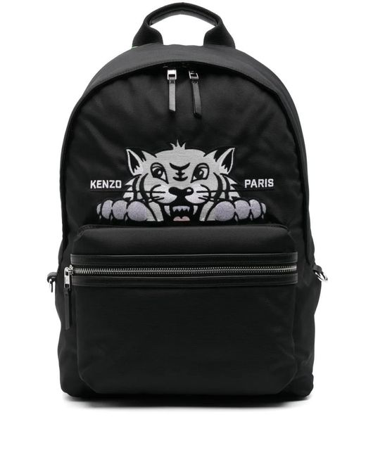 KENZO Black Varsity Backpack