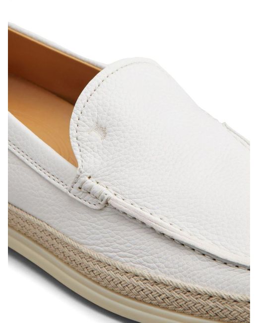 Tod's White Flat Shoes