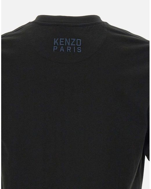 KENZO Black Paris T-Shirts And Polos for men