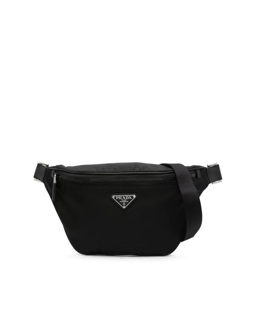Prada Black Bum Bags for men