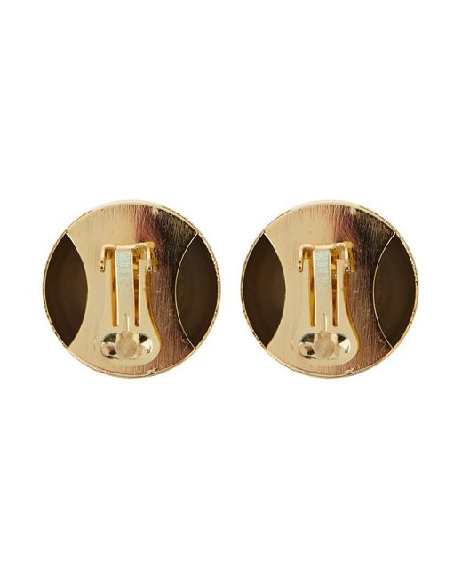 Silvia Gnecchi 'Sade' Metallic Earings With Rear Closure And Circular Shape