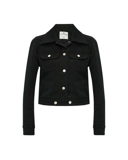 Courreges Black Light Jackets