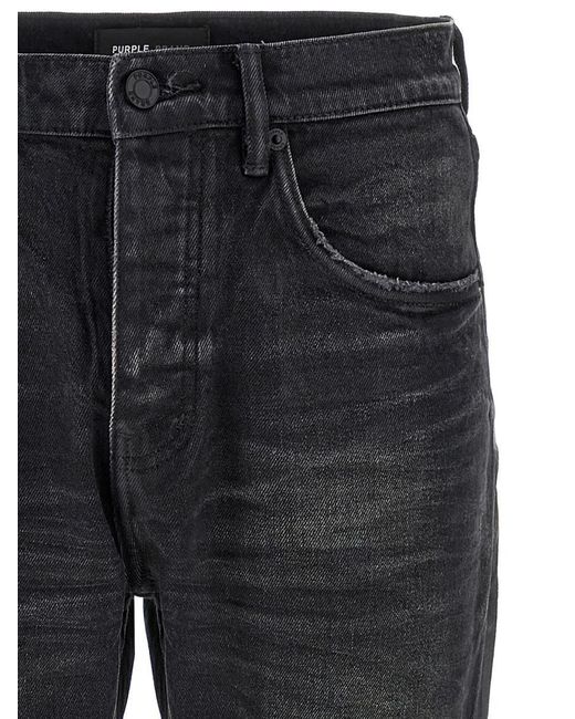 Purple Brand Gray 'P005 Double Dip Coated' Jeans for men