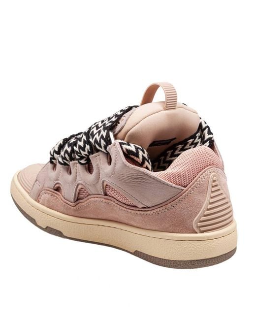 Lanvin Pink Curb Sneakers