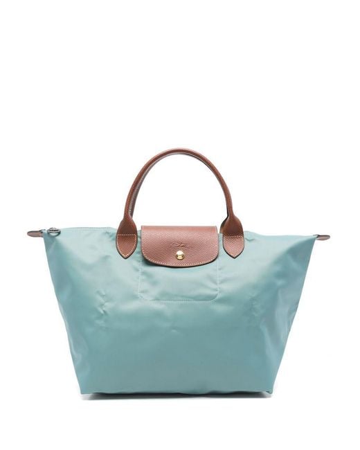 Longchamp Blue Medium Le Pliage Original Tote Bag