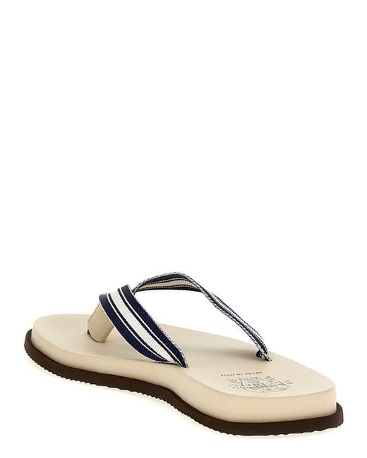 Brunello Cucinelli Multicolor 'Pool Slide' Sandal for men