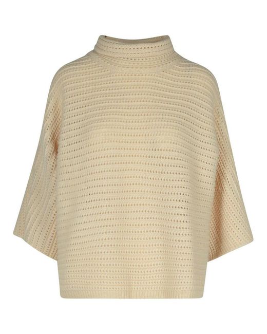 Purotatto Natural Ivory Cashmere Cape