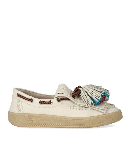 Elena Iachi Metallic Smash Loafer