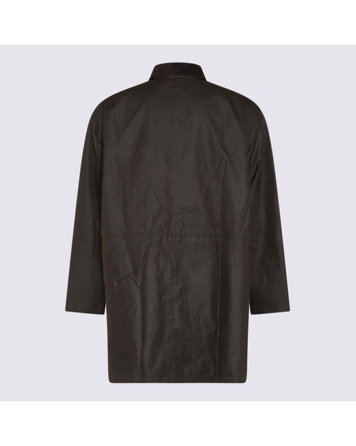 Barbour Black Dark Coat for men