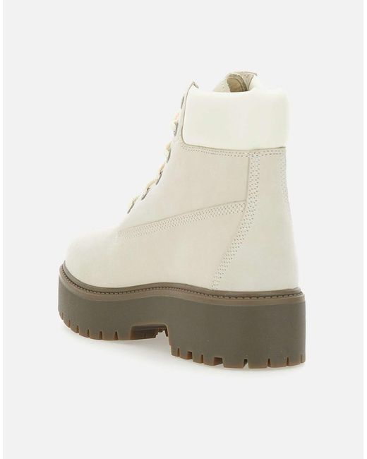 Timberland White Boots
