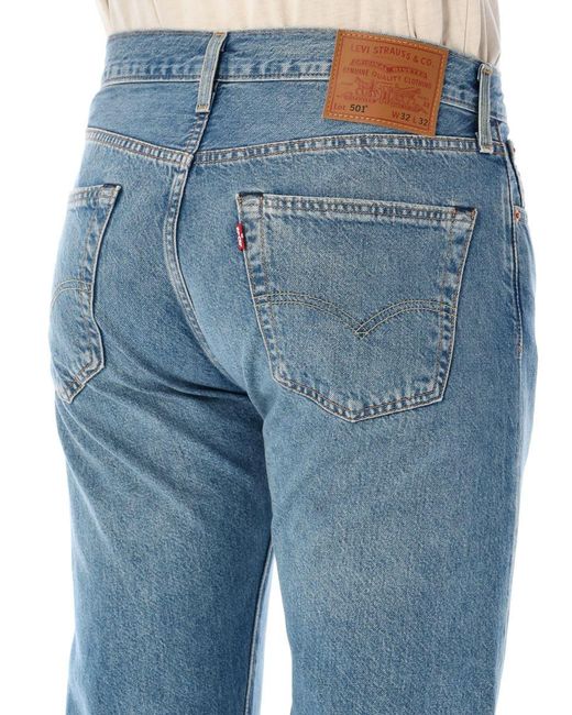 Levi's Blue 501 Original Jeans for men