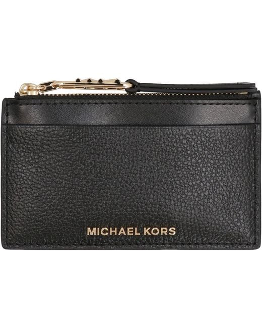 Michael Kors Black Empire Leather Card Holder