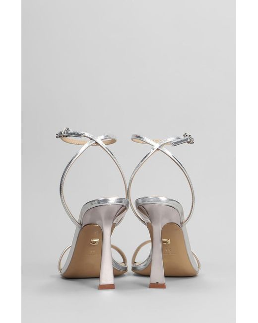 Lola Cruz White Summer Heel 95 Sandals